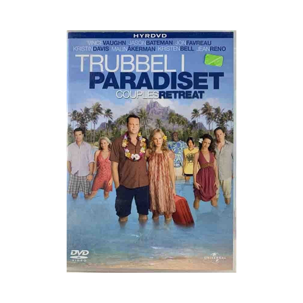 DVD - Elokuva: Lomaterapiaa, Trubbel i paradiset  kansi EX levy VG Käytetty DVD