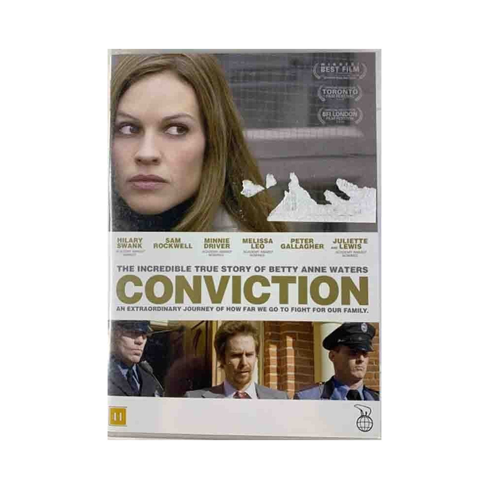 DVD - Elokuva: Conviction  kansi EX levy EX- Käytetty DVD