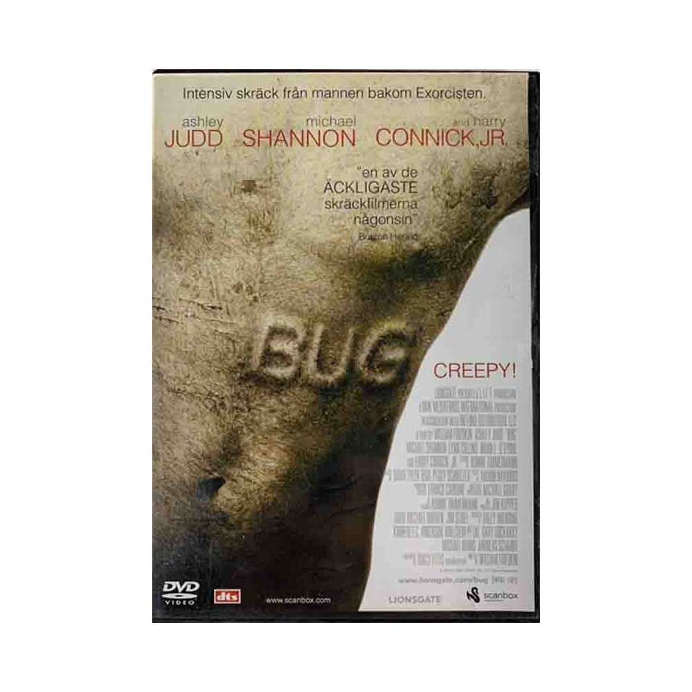 DVD - Elokuva: BUG  kansi EX levy VG+ Käytetty DVD