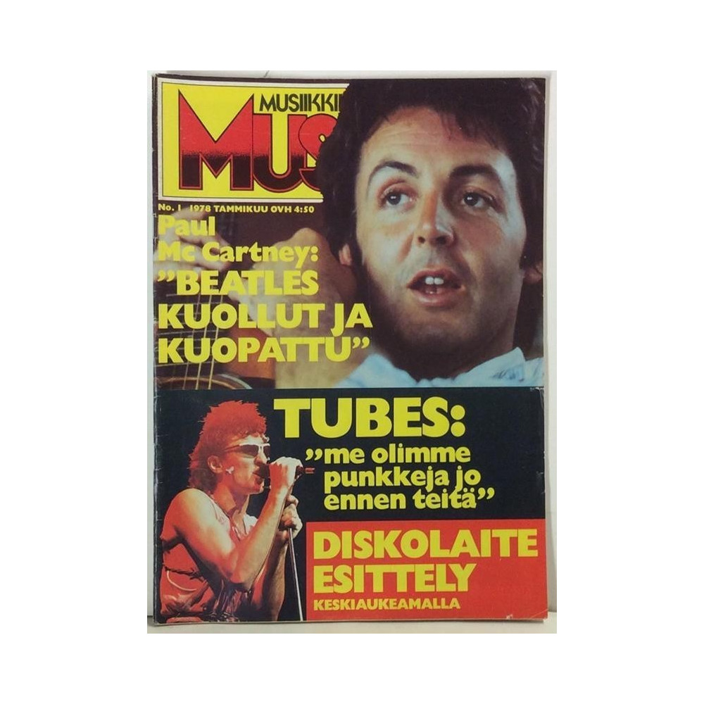 Musa 1978 No.1 Paul McCartney,Chris Squire