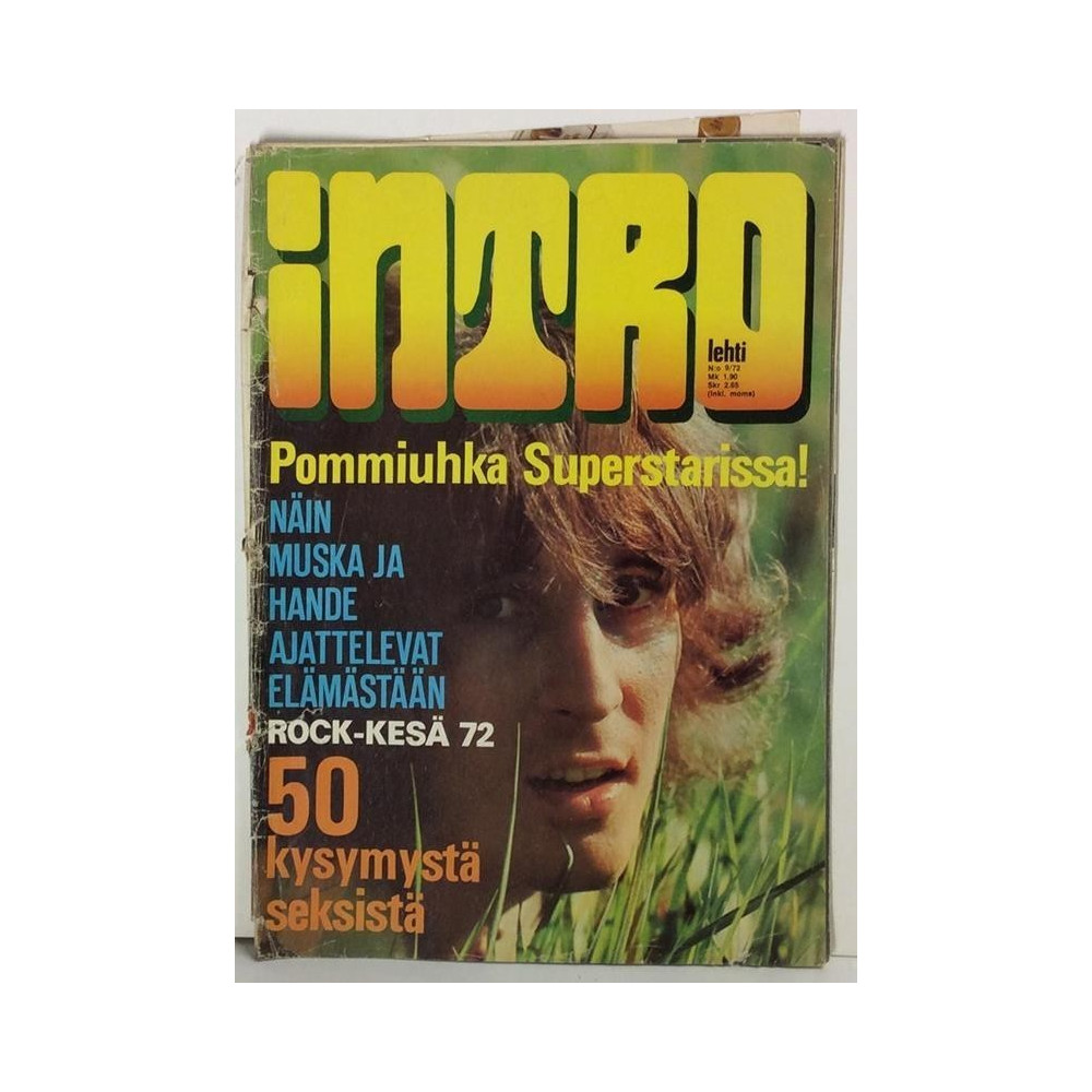 INTRO lehti 1972 No.9 Muska,Beatles