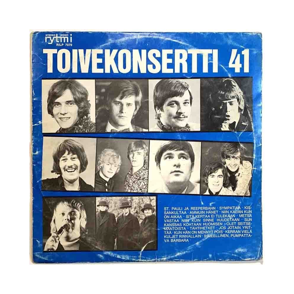 Fredi, Irwin, Markus, Markku Aro ym. 1970 RILP 7079 Toivekosnsertti 41 Used LP