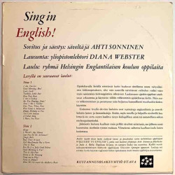Ahti Sonninen - Diana Webster 1965 OTA-LP 33 Sing in English! Used LP