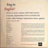 Ahti Sonninen - Diana Webster 1965 OTA-LP 33 Sing in English! Used LP