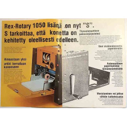 Rex-Rotary 1050 S 1980’s  vahasmonistuskone täydelliseen monistamiseen Painotuote