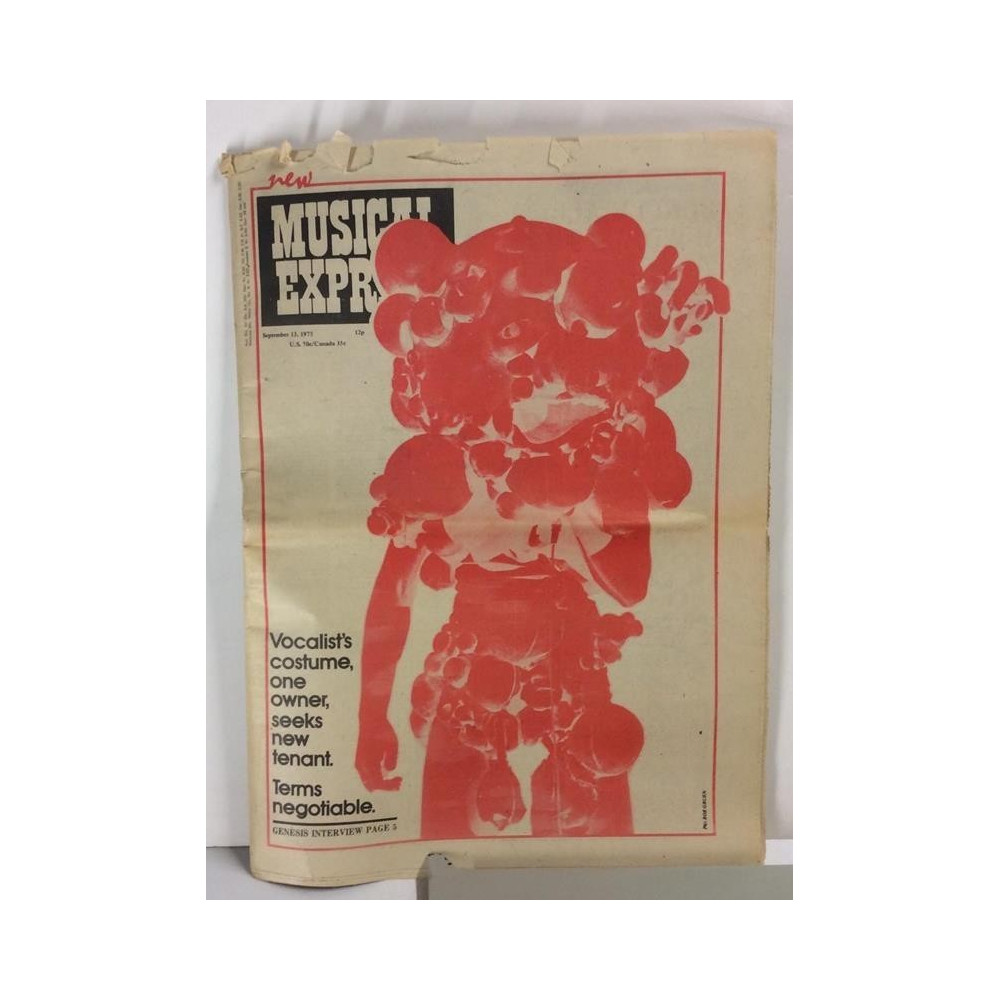 New Musical Express 1975 No.September 13 Genesis