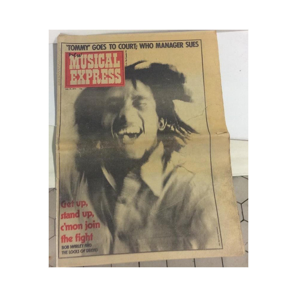 New Musical Express 1975 No.July 19 Bob Marley
