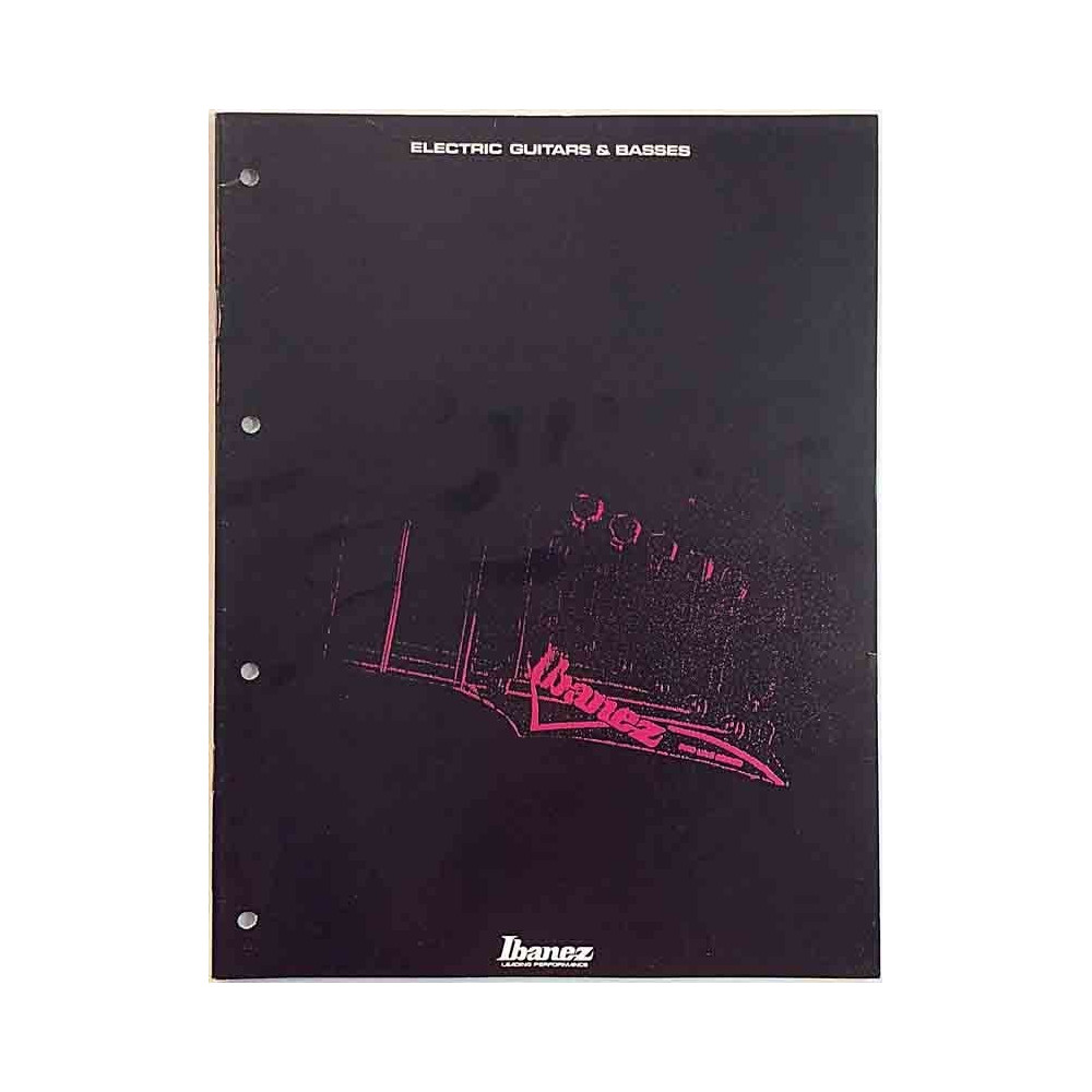 Ibanez 1985 DEC85074-90.000 Electric Guitars & Basses Trycksaker