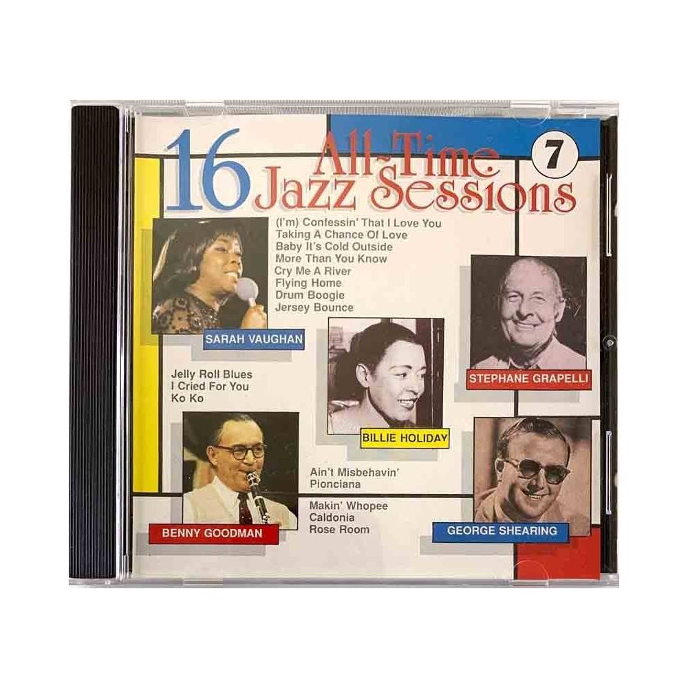 Gene Krupa, George Shearing ym 1989 ATM 032 16 all-time Jazz Sessions 7 Used CD