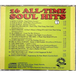 Sam & Dave, Ike & Tina Turner, Percy Sledge ym. 1990 ATM-067 16 al-time Soul hits 7 Used CD
