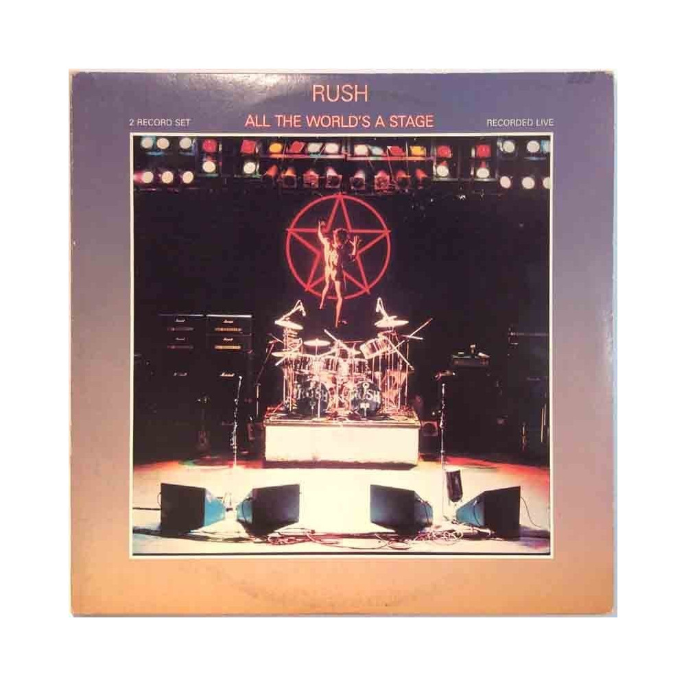 Rush 1976 SRM-2-7508 All the World’s a Stage 2LP Begagnat LP
