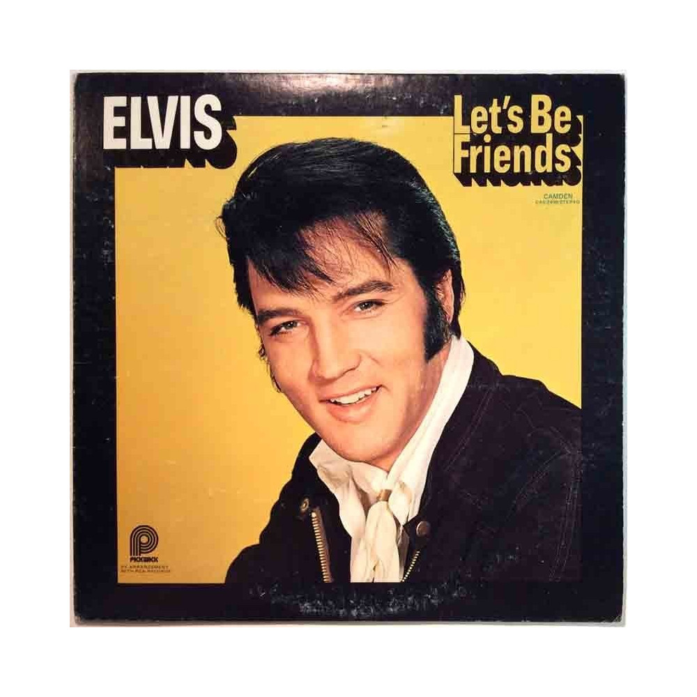 Elvis: Let’s Be Friends  kansi VG levy VG+ Käytetty LP