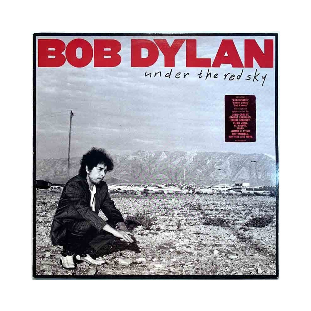 Dylan Bob: Under the red sky  kansi EX levy EX- Käytetty LP