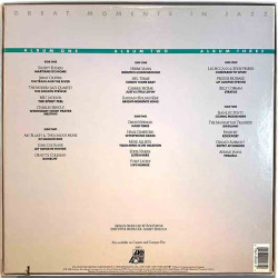 Coltrane, Coleman, Cobham, Ponty ym. 1988 81907-1 Great moments in jazz 3LP Used LP