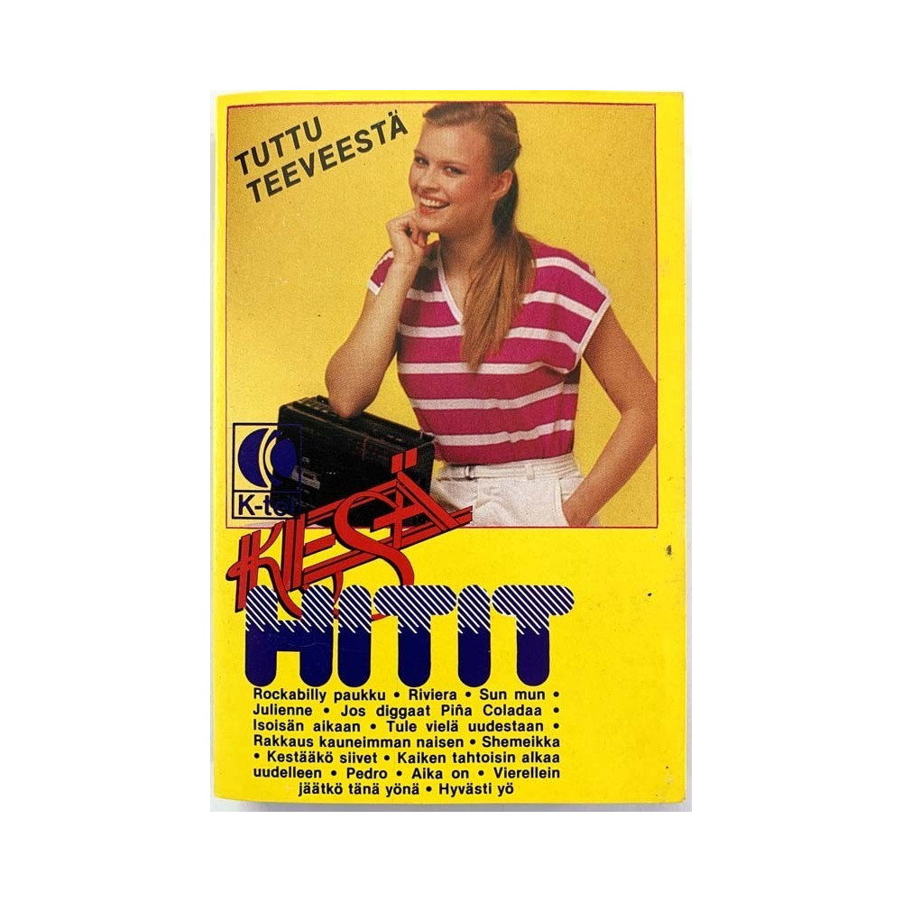 Sini & Timo, Streets ym.: Kesähitit kansipaperi EX- , musiikkikasetin kunto VG+ Kasetti