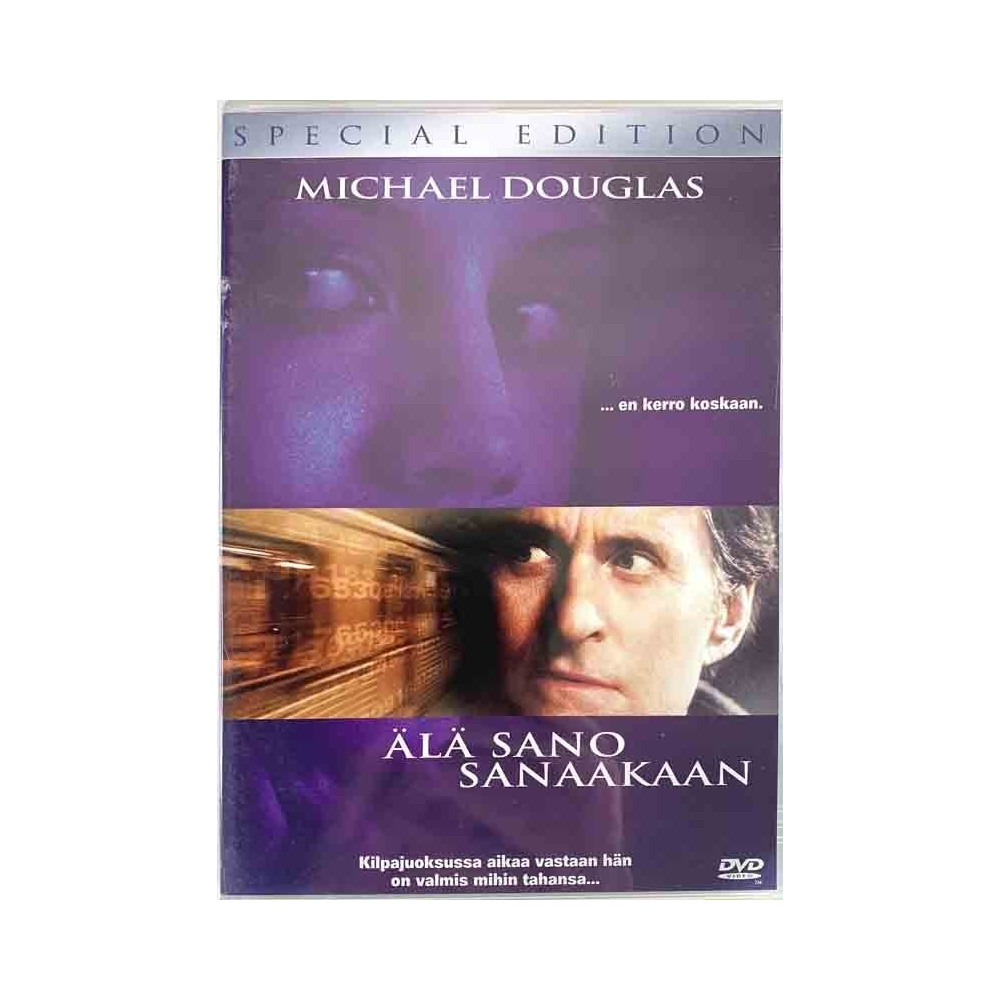 DVD - Elokuva: Älä sano sanaakaan  kansi EX levy EX Käytetty DVD