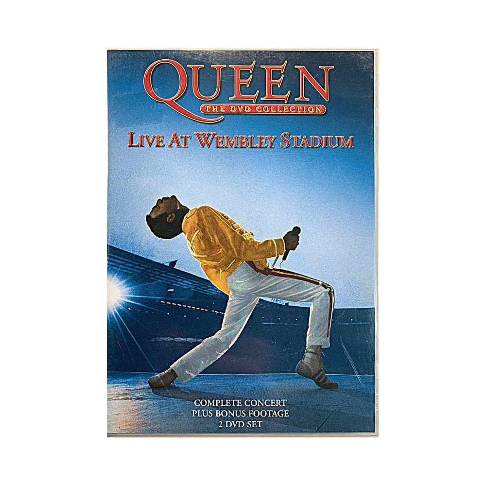 DVD - Queen: Live at Wembley Stadium 2DVD  kansi EX levy EX Käytetty DVD