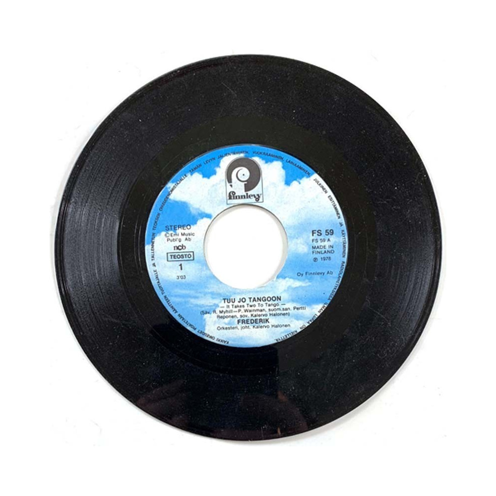 Frederik: Tuu jo tangoon / Mystinen nainen  kansi Ei kuvakantta levy G+ käytetty vinyylisingle