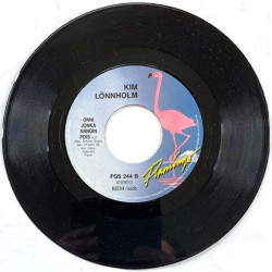 Kirka / Kim Lönholm 1983 FGS 244 Siks’ oon mä suruinen / Onni jonka annoin pois begagnad singelskiva