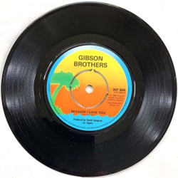 Gibson Brothers 1980 WIP 6640 Metropolis / Because I love you second hand single