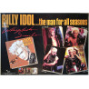 Idol Billy...the man for all seasons : Whiplash Smile poster 100cm x 68cm - Juliste