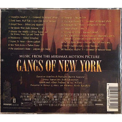 Soundtrack: Gangs Of New York  kansi EX levy EX Käytetty CD