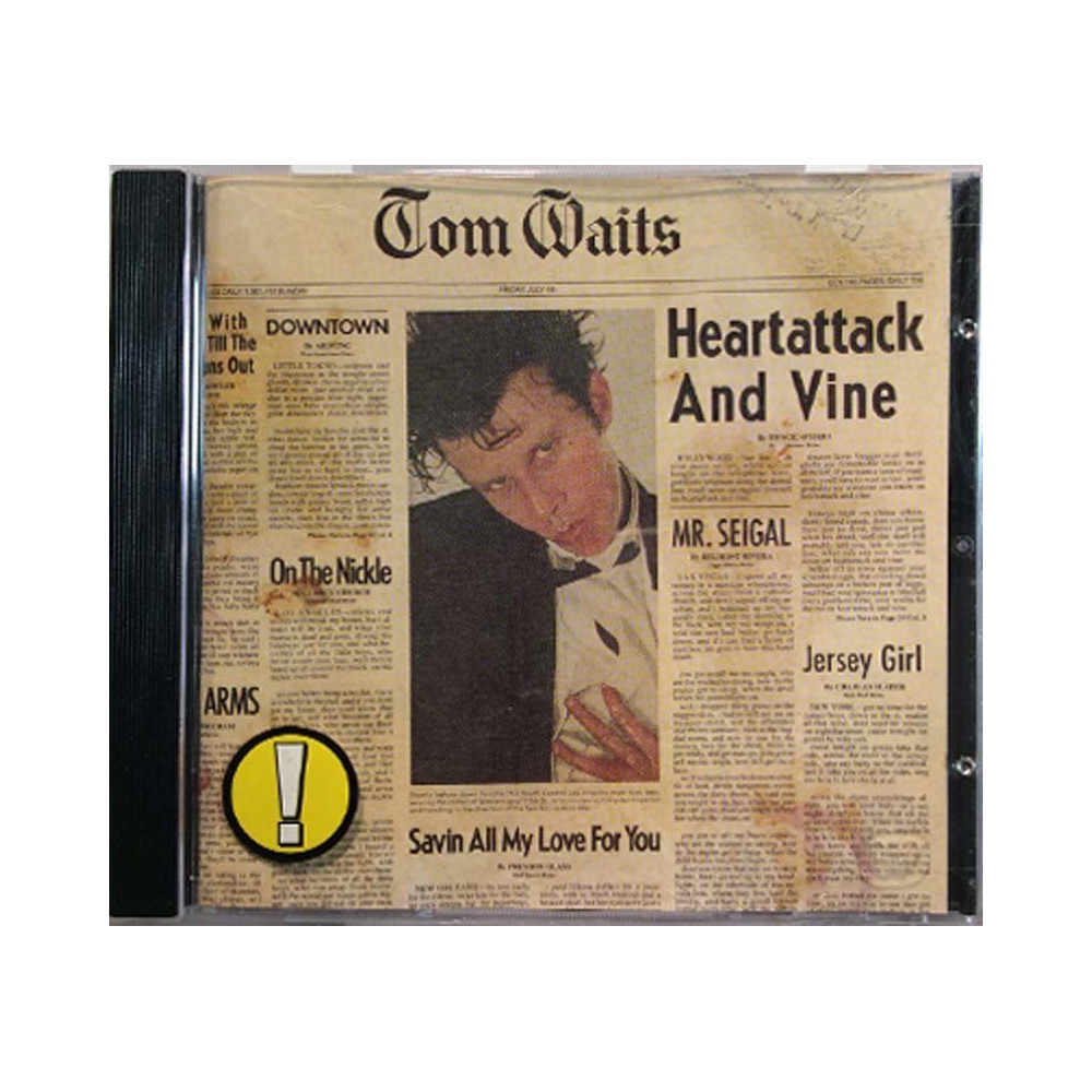 Waits Tom: Heartattack And Vine  kansi EX levy EX Käytetty CD