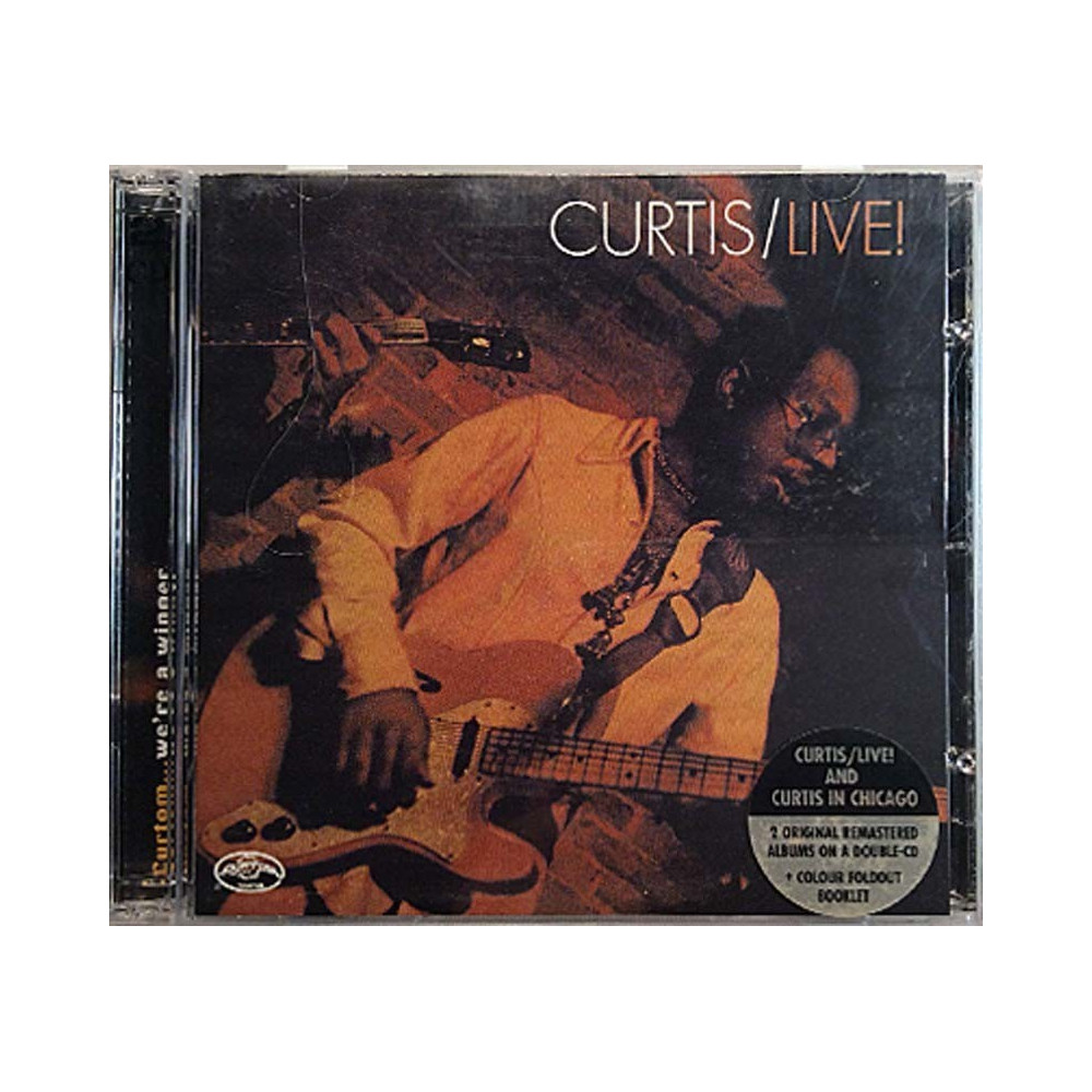 Mayfield Curtis 1971/1973 NEMCD 400 Curtis/Live! / Curtis In Chicago 2CD Used CD