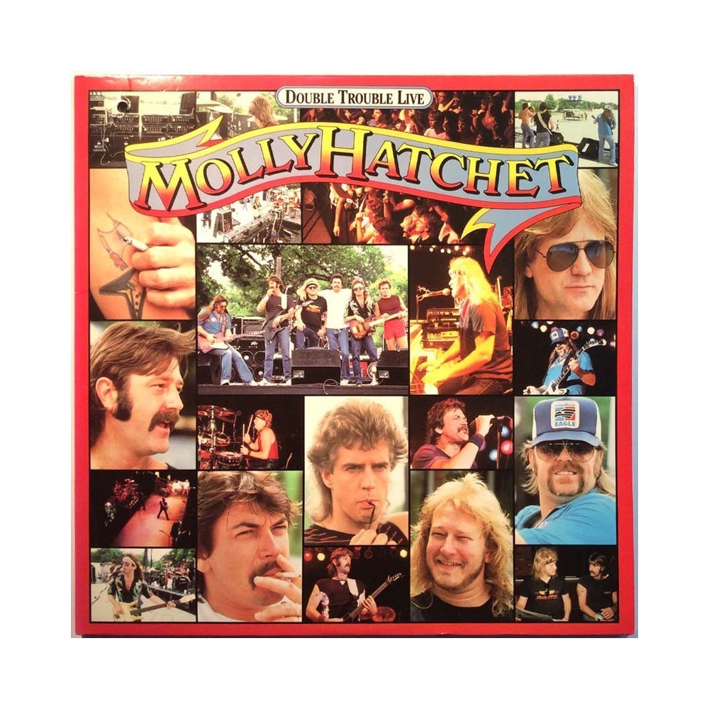 Molly Hatchet 1985 E2 40137 Double Trouble Live 2LP Used LP