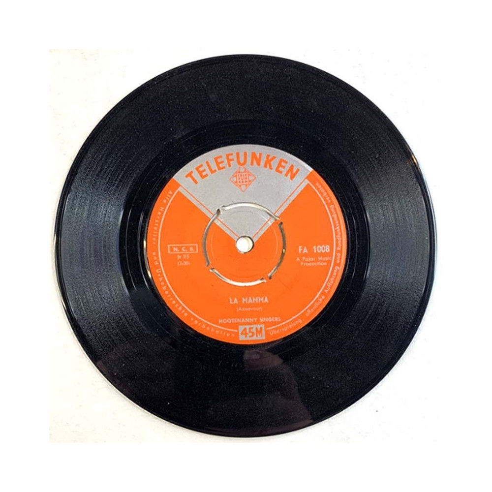 Hootenanny Singers: La Mamma / Gabrielle  kansi Ei kuvakantta levy VG+ käytetty vinyylisingle