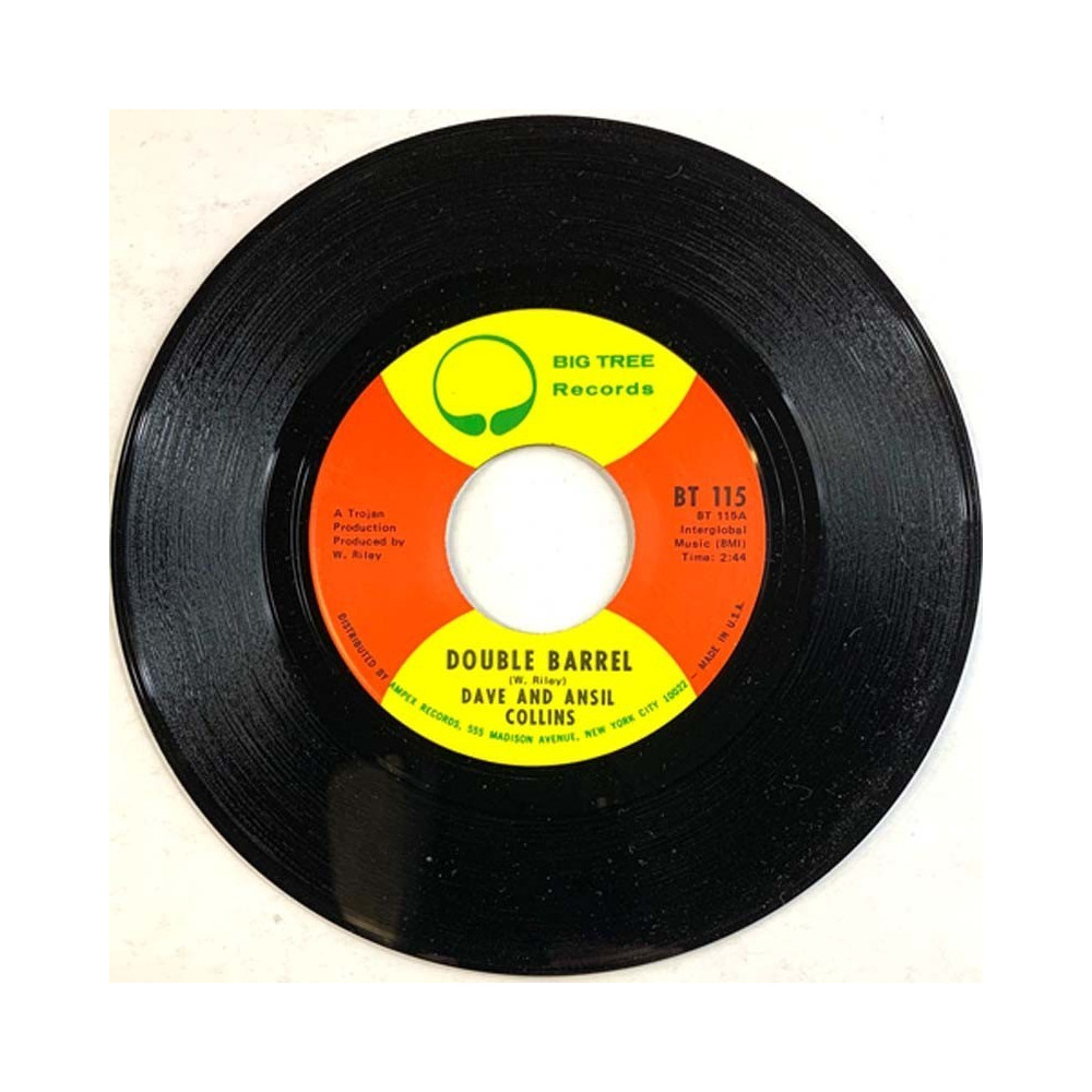 Collins Dave and Ansel: Double barrel / Instrumental  kansi Ei kuvakantta levy EX käytetty vinyylisingle