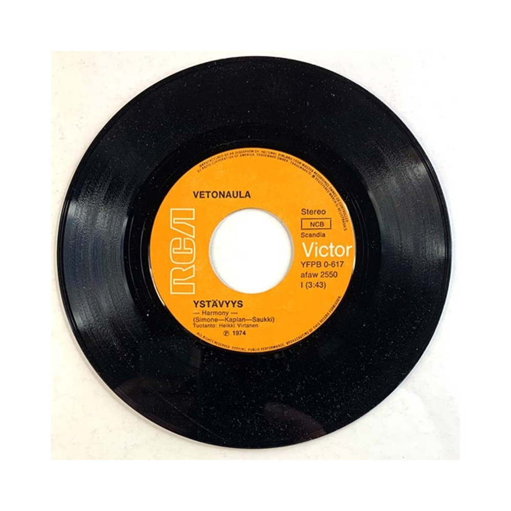 Vetonaula 1974 YFPB 0-617 Ystävyys / Locomotion second hand single