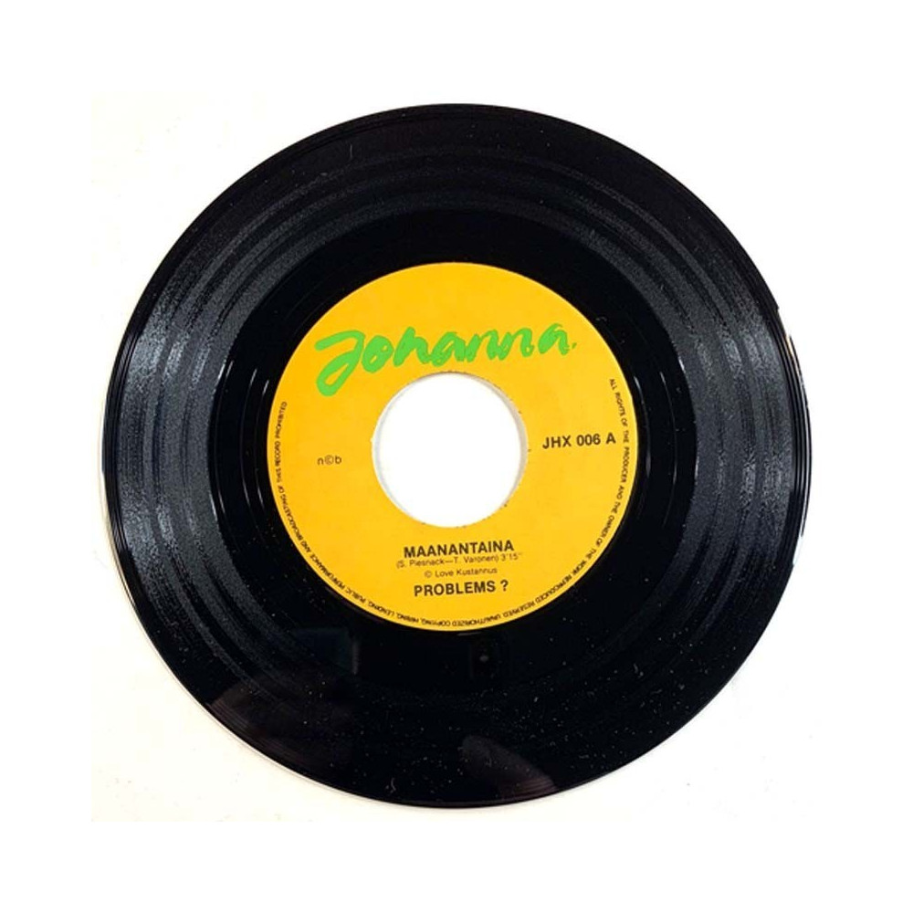 Problems? 1980 JHX 006 Maanantaina / Me second hand single