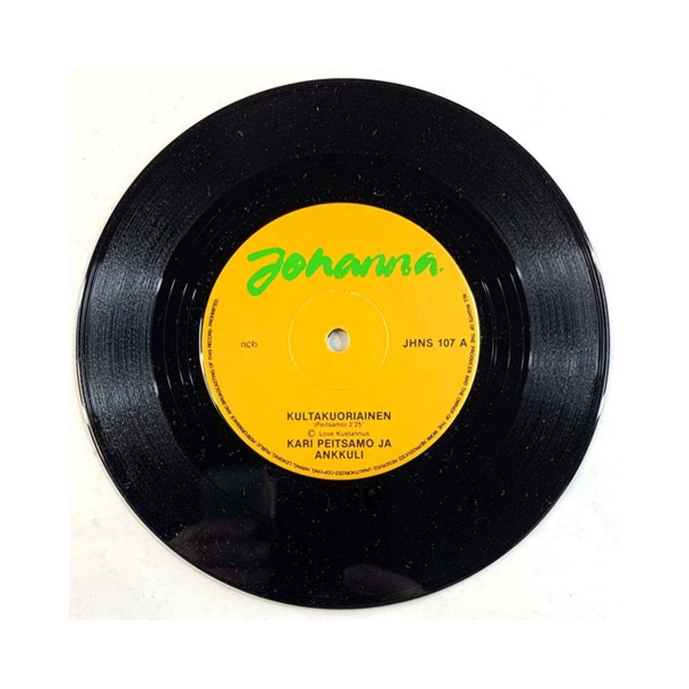 Kari Peitsamo & Ankkuli 1979 JHNS 107 Kultakuoriainen / Lentokone talon yllä second hand single