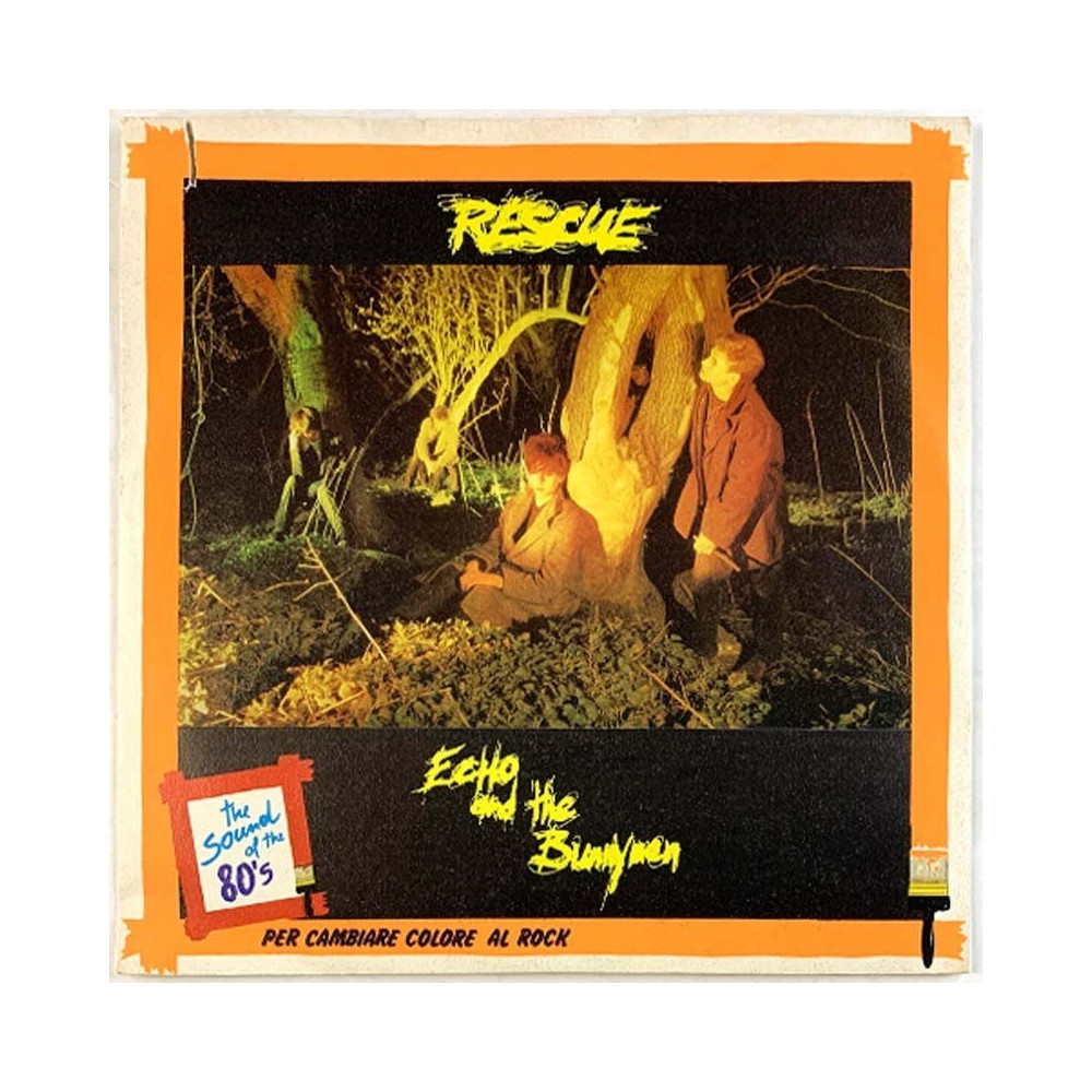 Echo And The Bunnymen 1980 U 18220 Rescue / Simple Stuff begagnad singelskiva