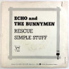Echo And The Bunnymen 1980 U 18220 Rescue / Simple Stuff begagnad singelskiva