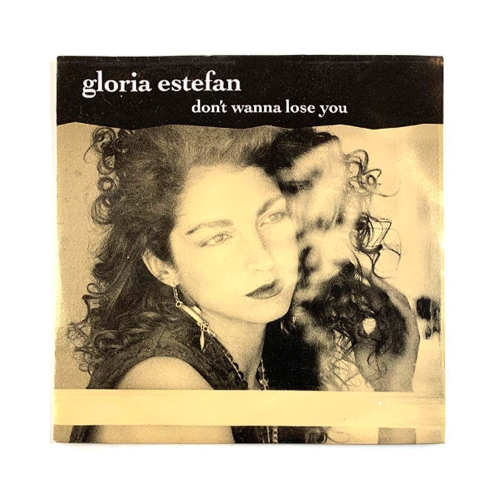 Estefan Gloria: Don’t wanna lose you / Si voy a perderte  kansi VG levy EX- käytetty vinyylisingle PS