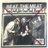 Veltto Virtanen, Juice, Mikko Alatalo: Beat the meat EP  kansi EX levy VG+ käytetty vinyylisingle PS
