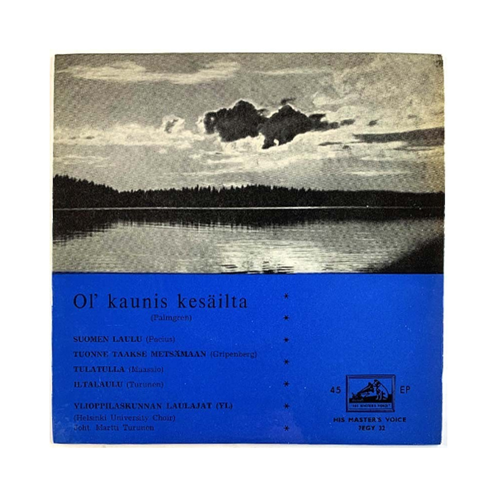 YL Ylioppilaskunnan laulajat 1960’s 7EGY 32 Ol’ kaunis kesäilta + 5 muuta EP begagnad singelskiva