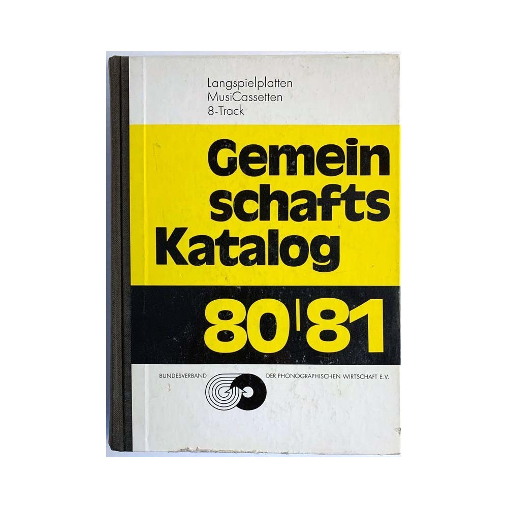 Gemeinschafts Katalog 80/81 : Bundesverbandes der Phonographischen Wirtschaft - Used book