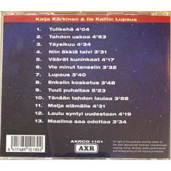 Kaija Kärkinen & Ile Kallio: Lupaus  kansi EX levy EX Käytetty CD