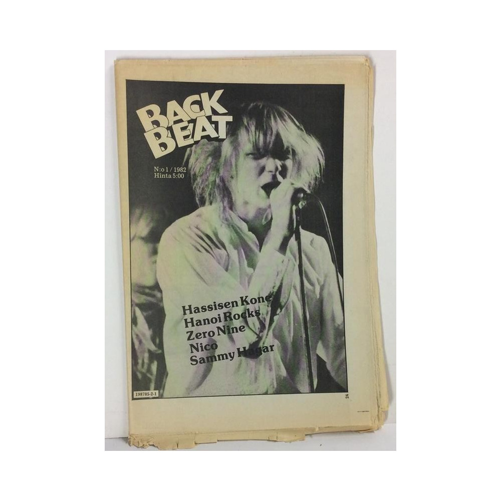 Back Beat 1982 No.1 Hanoi Rocks,Hassisen Kone,Zero Nine