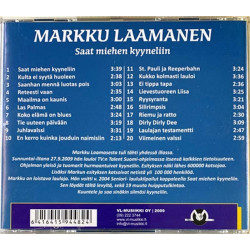 Laamanen Markku 2009 VLCD-1248 Saat miehen kyyneliin Used CD