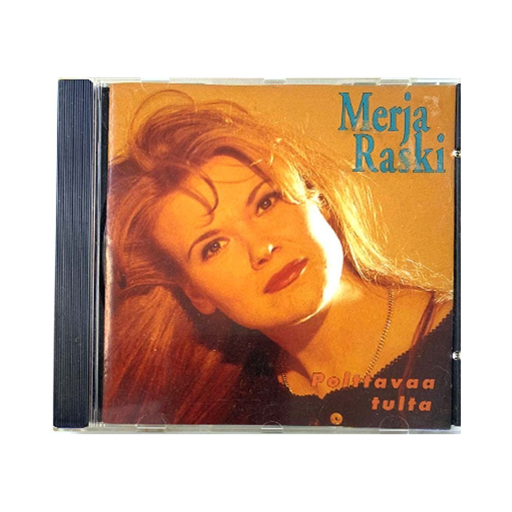 Raski Merja: Polttavaa tulta  kansi EX levy EX Käytetty CD