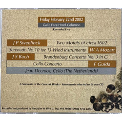 Amsterdam Chanber Orchestra 2000’s  Spice Route Concert Used CD