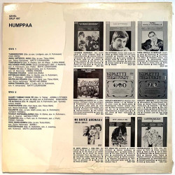 Pärre Forars, Eemeli, Johnny Forsell ym.: Humppaa  kansi VG+ levy EX Käytetty LP