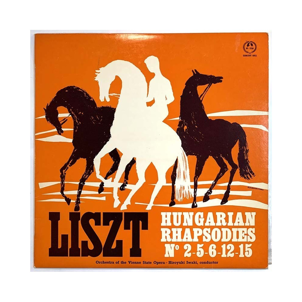 Liszt - Vienne State Opera 1960’s M 2318 Hungarian Rhapsodies Begagnat LP