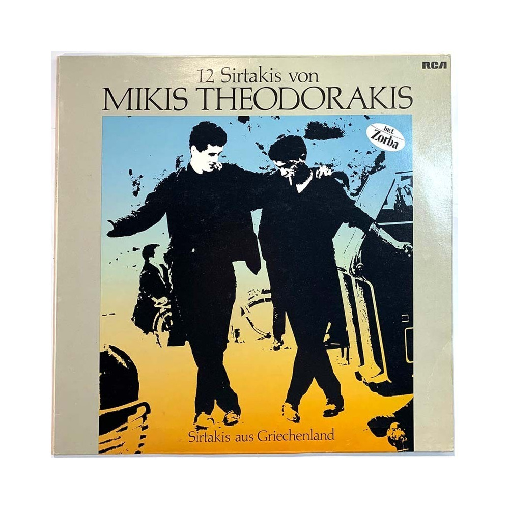 Theodorakis Mikis: 12 Sirtakis Von Mikis Theodorakis  kansi EX levy EX Käytetty LP