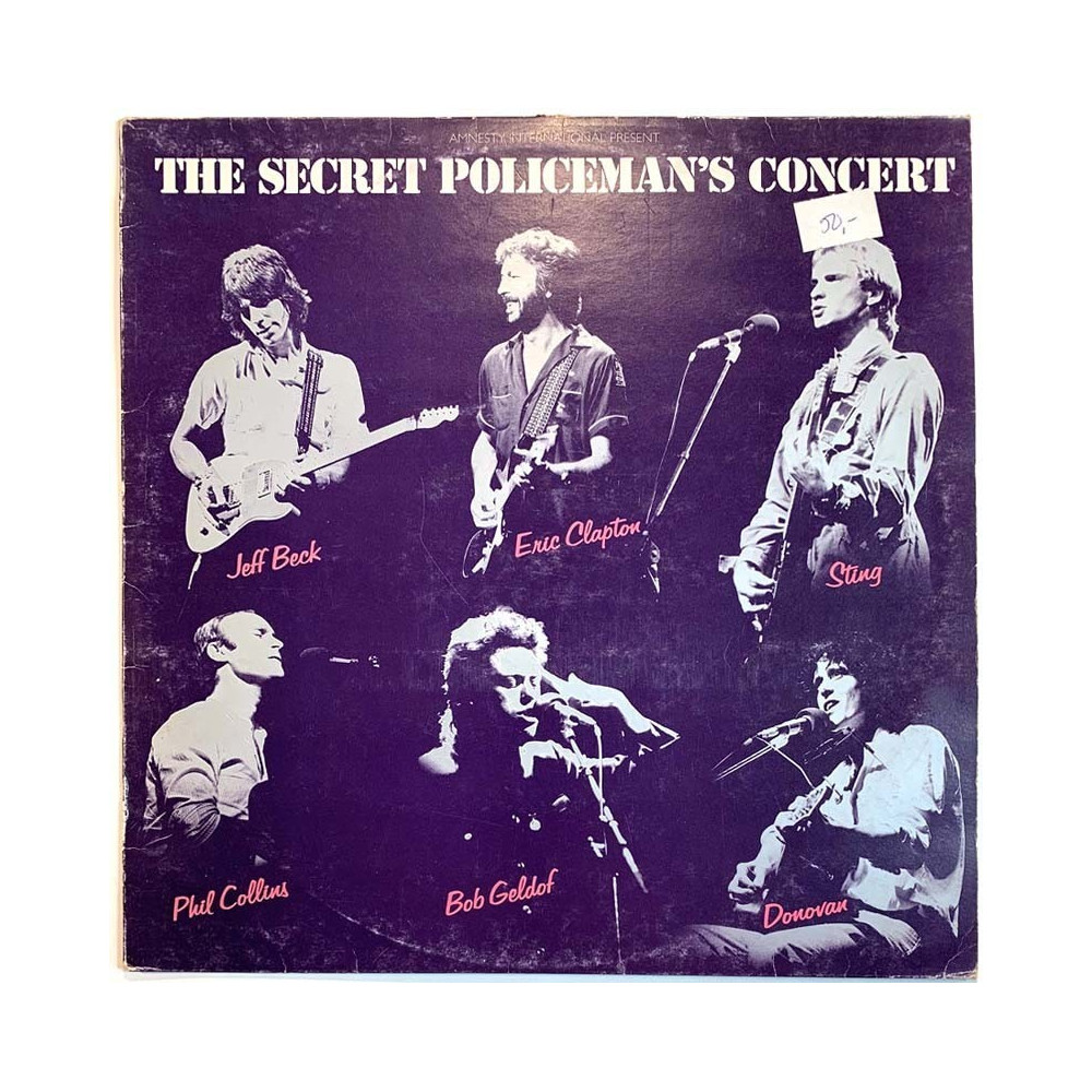 Sting, Jeff Beck, Phil Collins, Donovan 1982 HAHA-6004 The Secret Policeman's Concert Used LP