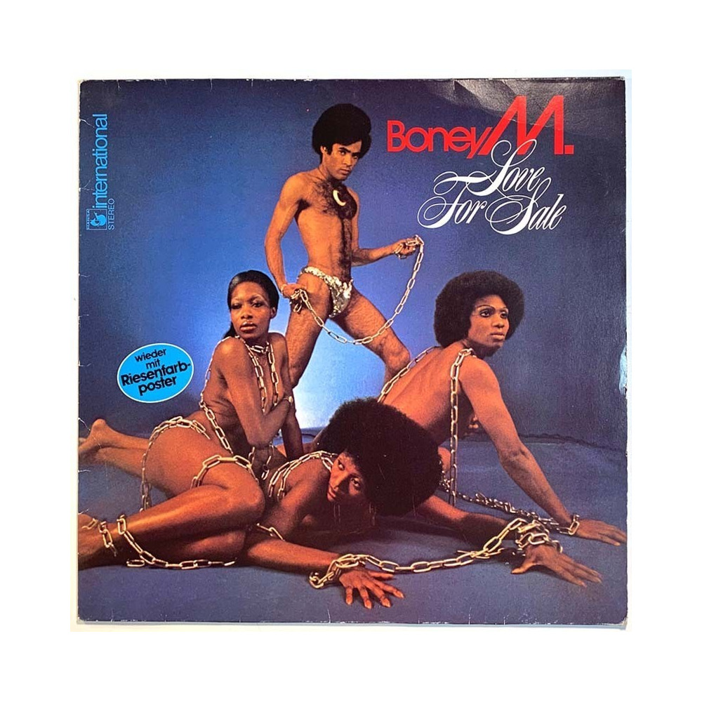 Boney M: Love for sale  kansi VG+ levy EX- Käytetty LP